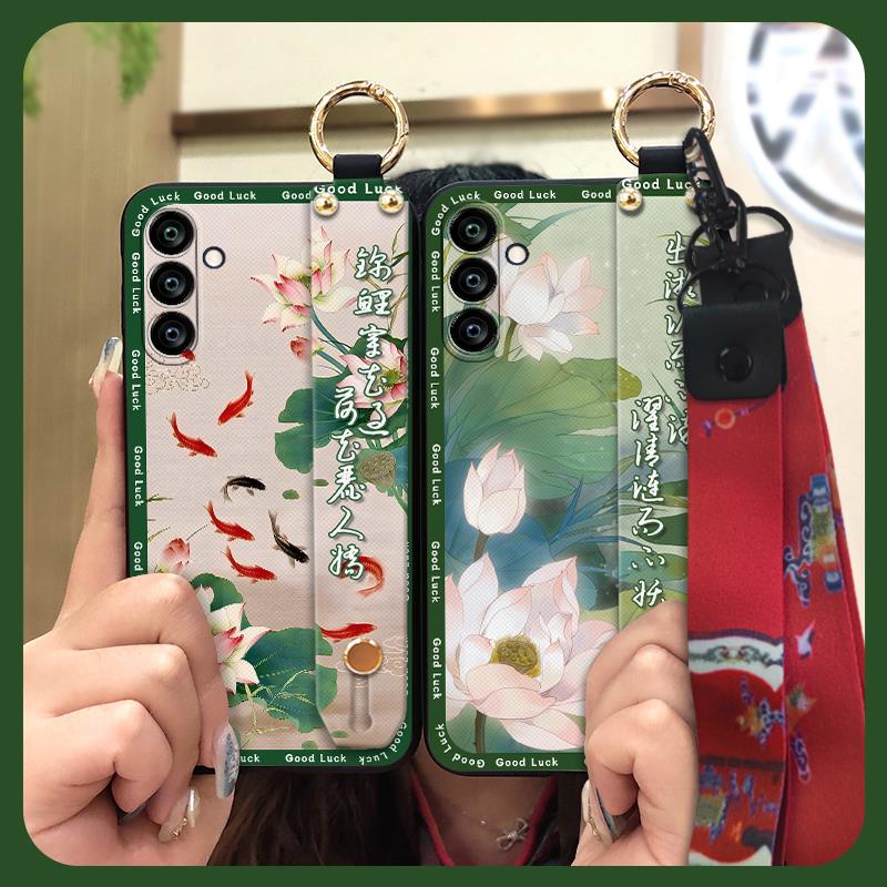 Kickstand Protective Phone Case For Samsung Galaxy A24/SM-A245F/A25 5G Phone Holder Wrist Strap Waterproof Anti-dust