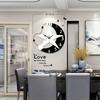 Personality Fashion Art Star Moon Quartz Wall Clock Silent Movement Bedroom Living Room Home
