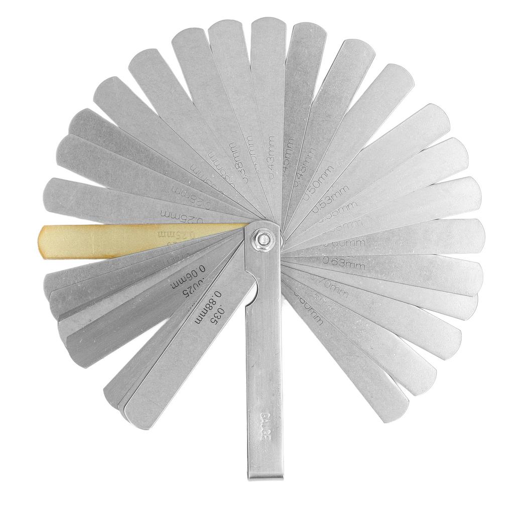 0.04?0.8mm Metric Feeler Gauge Laser Engraving Line Steel Gap Feeler Gauge for Measuring Tool