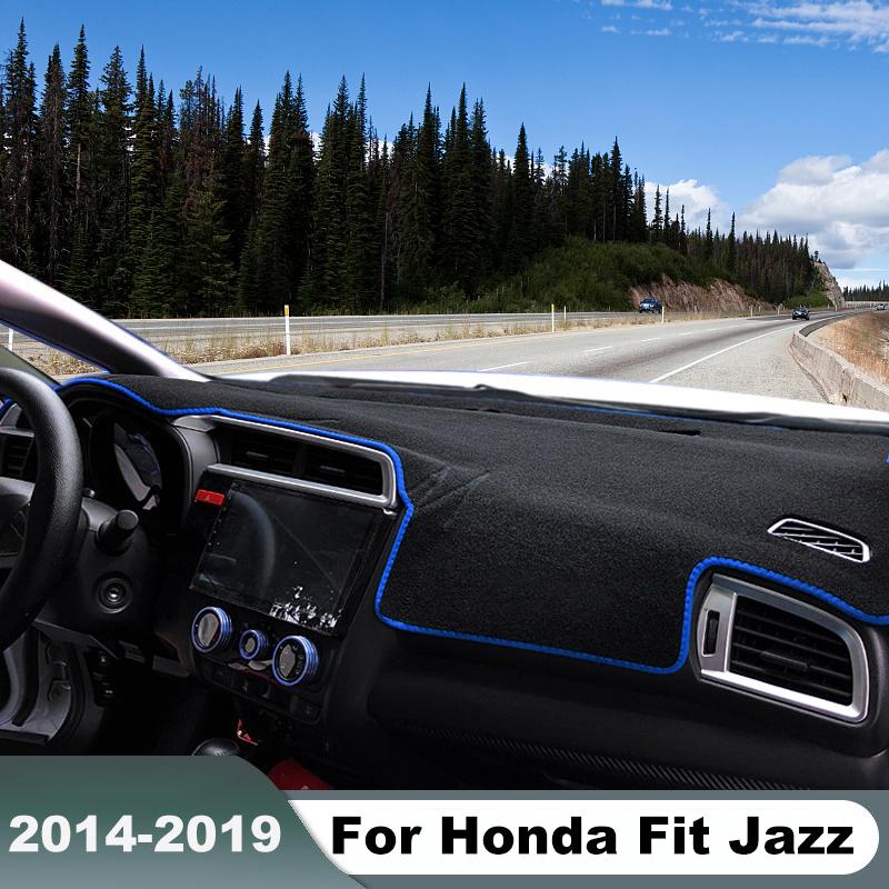 For Honda Jazz Fit 3rd GK5 2014 2015 2016 2017 2018 Car Dashboard Cover Anti-UV Non-slip Mat Avoid Light Pad Accessories