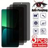 3 Pçs Protetor De Tela De Privacidade Para Xiaomi Redmi Note 14 13 12 11 10 Pro 4g 5g Película Protetora De Vidro Para Redmi 15c 14c 13c 13 12c