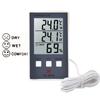 New LCD Digital Indoor Outdoor Thermometer Indoor Hygrometer Temperature Humidity Meter