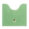 Senko Tiny Leaf Toilet Green Mat,