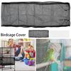 Универсальная сетчатая крышка для птичьей клетки, юбка, сетка, легко чистящаяся, защитный кожух для улавливания семян, аксессуары для птичьей клетки, воздушная сетка, чехол для птичьей клетки для попугаев