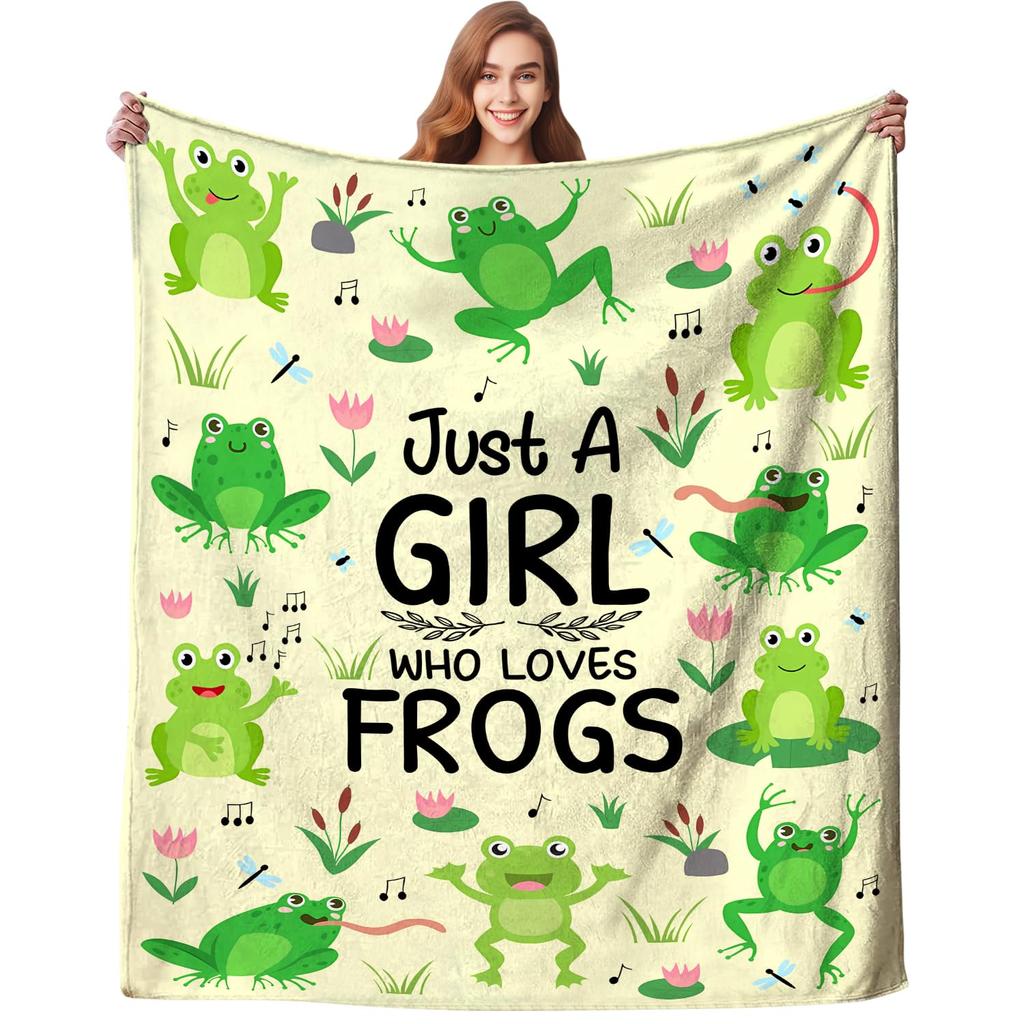 Cute s Soft Flannel Lightweight Throw Blanket for Kids All Season Cartoon Animal Blanket for Sofa, Couch, Bed Decorative