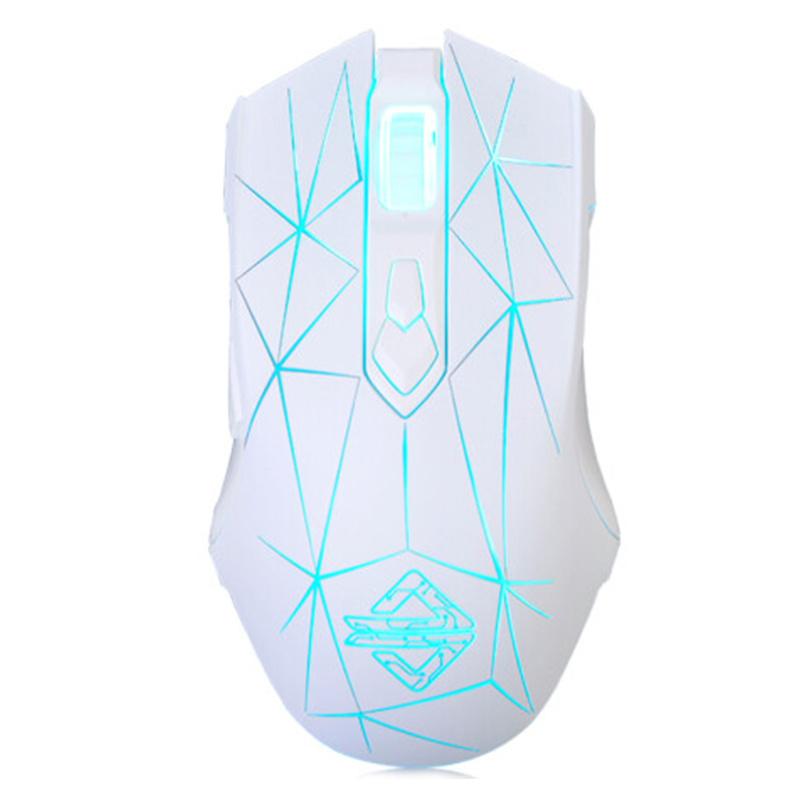 Ajazz AJ52 Проводная игровая мышь с RGB-подсветкой и регулируемым разрешением, программируемая 7 кнопок, мышь для настольного компьютера