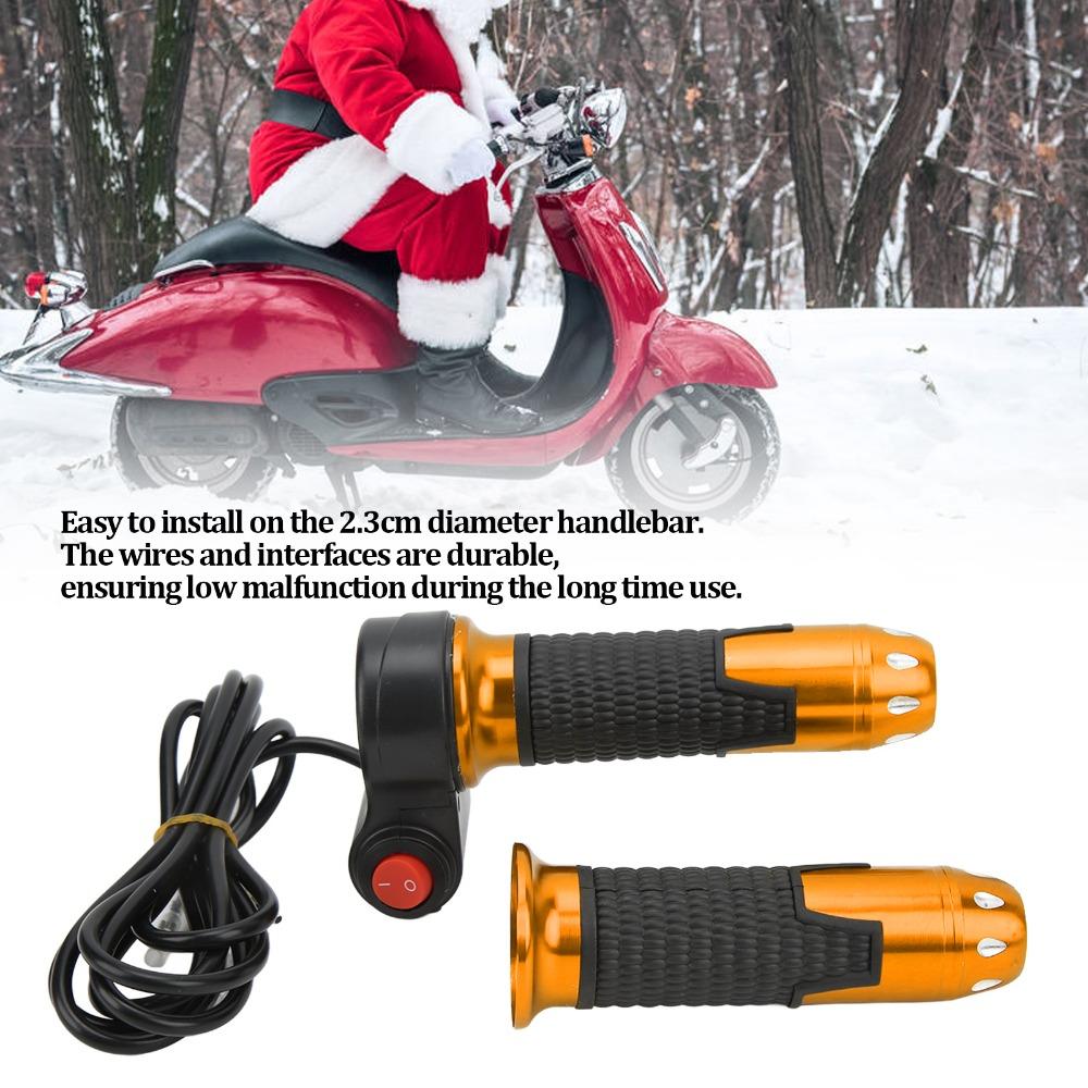 with Button Twist Throttle Grips Cable 1.8m Throttle Grip Handlebar  Motorcycle Accessories