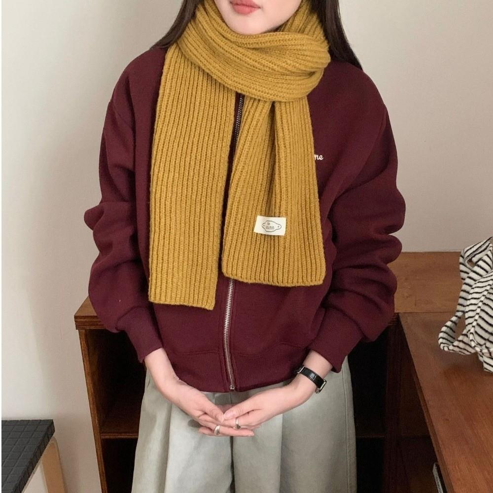 Thicken Women Knitted Scarf Windproof Long Scarves Vintage Wrap Shawls