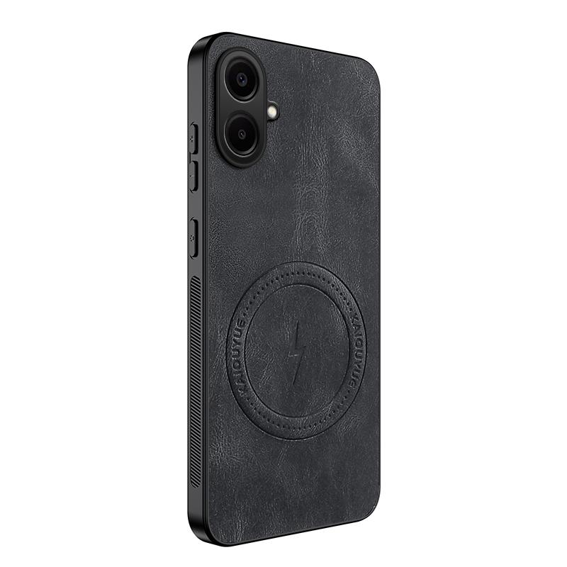 For Samsung A07 Luxury Matte Cortex Leather Phone Case For Samsung Galaxy A07 Shockproof Silicone Magnetic Protection Cover