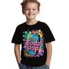 Моя маленькая футболка с газировкой для детей K-pop музыка Корейская аниме футболка Рэп Хип-хоп Одежда для девочек Подарок Милая футболка с надписью Детский топ