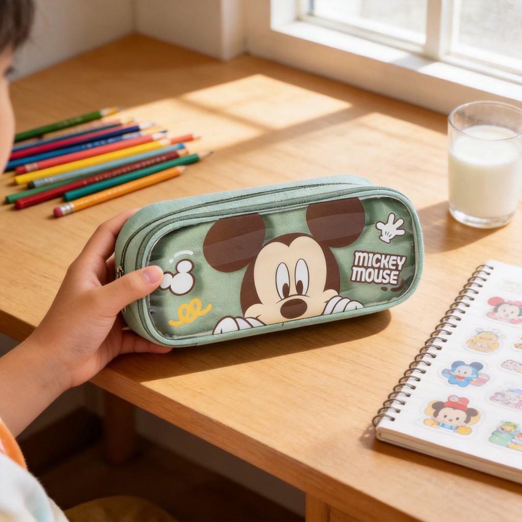Многослойный пенал Disney История игрушек с прозрачной передней стороной для хранения канцелярских принадлежностей для детей