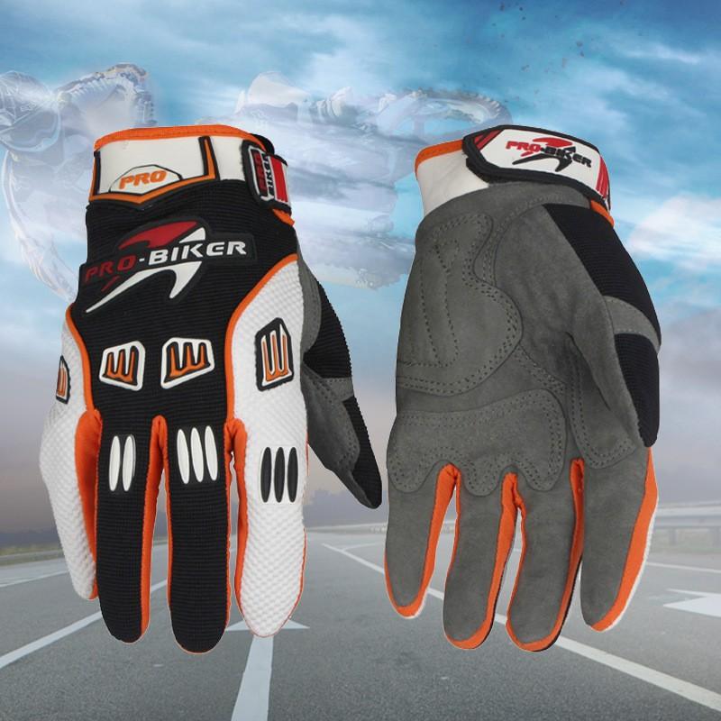 Full Finger Motorcycle Riding Gloves Off-Road Touring Racing Breathable Knit Design Unisex Adult Use