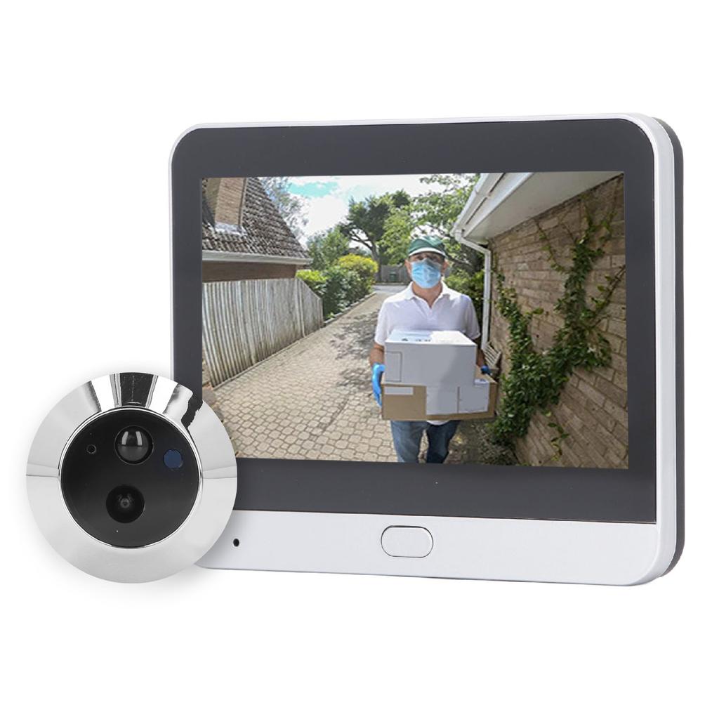 4,3-дюймовый IPS LCD экран цифровой глазок 120 градусов широкоугольный 1080P WiFi видеодомофон