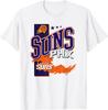 Официальная футболка Phoenix Suns с изображением заблокированного игрока НБА