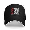 No Kings No Wars No Ice Мерч Унисекс Женские Бейсболки Кепка Папа Модная Формальная Головная Уборка Регулируемая Кепка от Солнца
