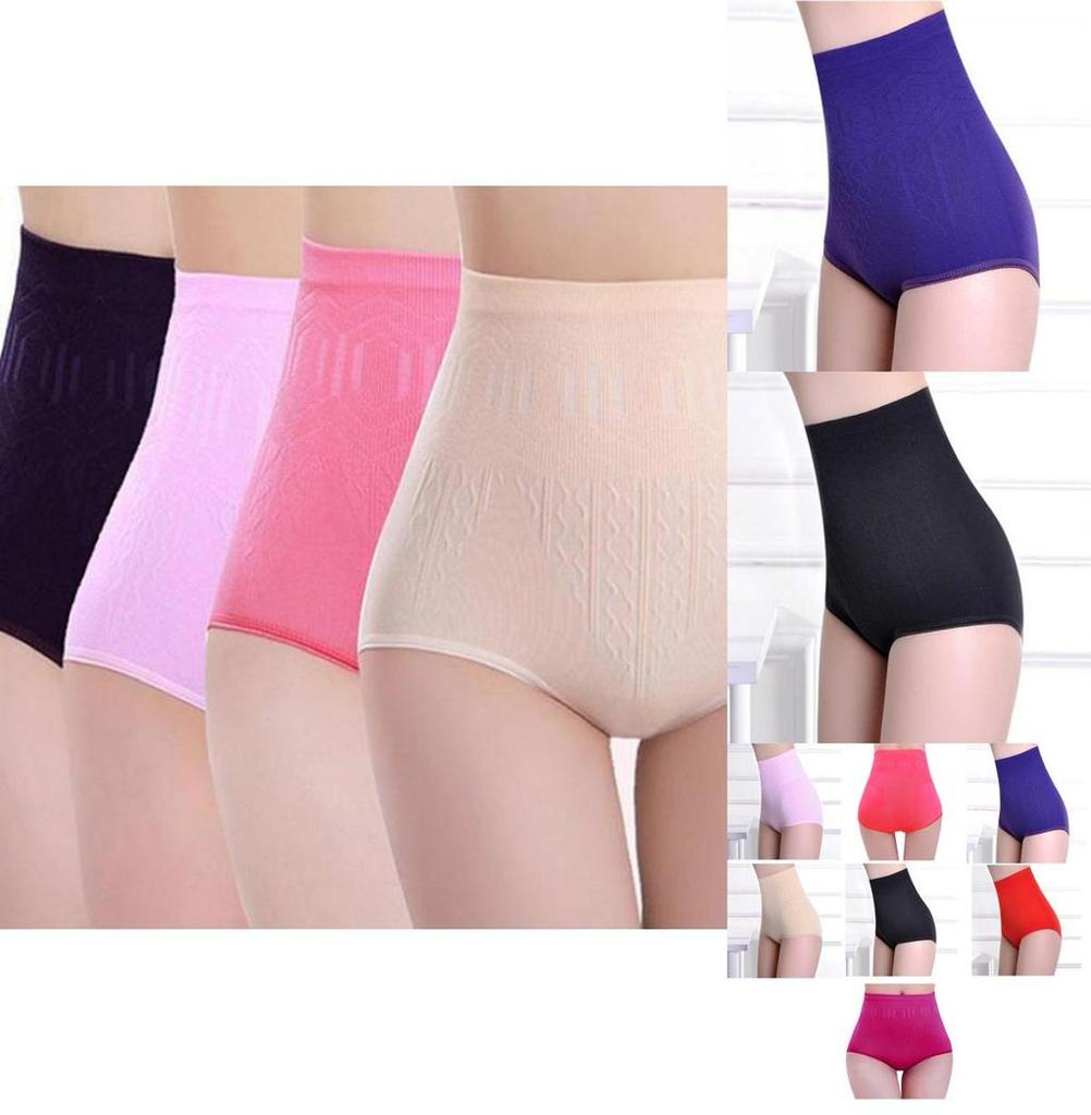 Женские бесшовные трусы-боди с высокой эластичностью, высокой талией и контролем живота для безупречного силуэта