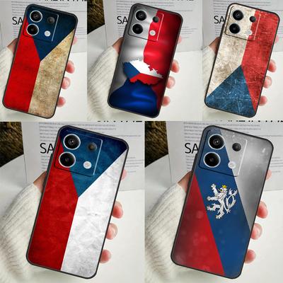 Чехол с чешским флагом для Xiaomi Redmi 12 13C 12C 10C 9C Redmi Note 13 9 10 11 12 Pro 9S 10S 11S 12S