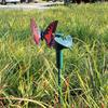 1/2/3PCS Solar Powered Flying Butterflies Auto Flying Bird Garden Dancing Fluttering Butterfly Hummingbird Yard Home Decor