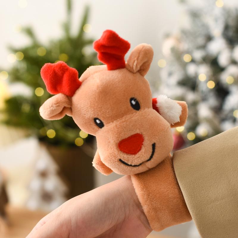 Children's Christmas Light-Up Cartoon Slap Band Watch Ornament