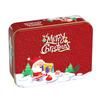 1PC Tin Box Square Candy Box Storage Box Tinplate Box Gift Box Christmas Cookie Box Empty