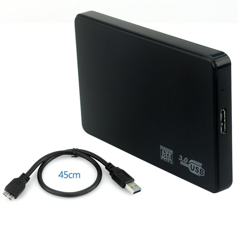 USB 3,0 до 2,5-дюймовый чехол для жесткого диска SATA HDD SSD корпус 5 Гбит/с внешний жесткий диск для ПК, ноутбука, смартфона, ПК, ноутбука