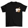 POPCLOSET Xs-3xl Cat Bubble Milk Tea Kucing Милая хлопковая футболка женская футболка женская мужская Baju Perempuan Lelaki Oversize