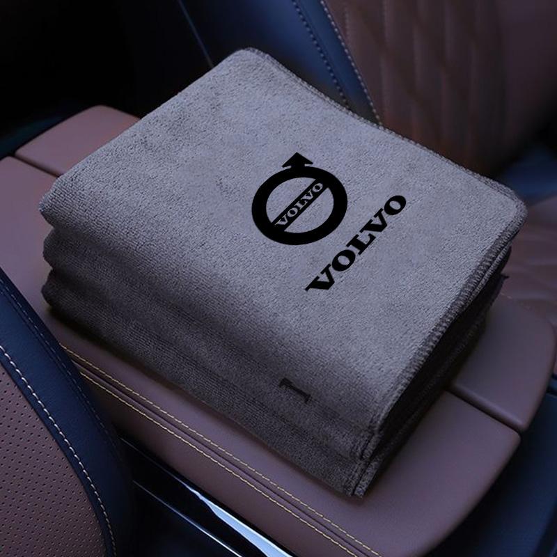 New Microfiber Car Wash Towel Drying Cloth Cleaning Towels for Volvo XC90 V90 V60 XC60 V40 S80 S60 S90 C40 XC40 V70 XC70 C30 C70