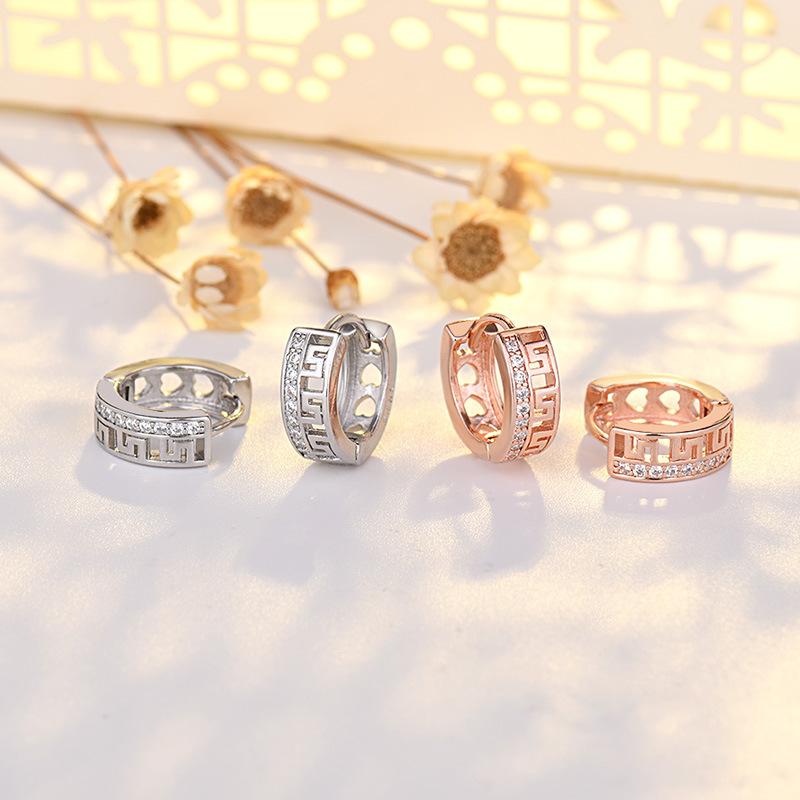 Женские серьги из медного сплава с цирконом Lindon - Серьги-подвески в подарок на свадебную вечеринку