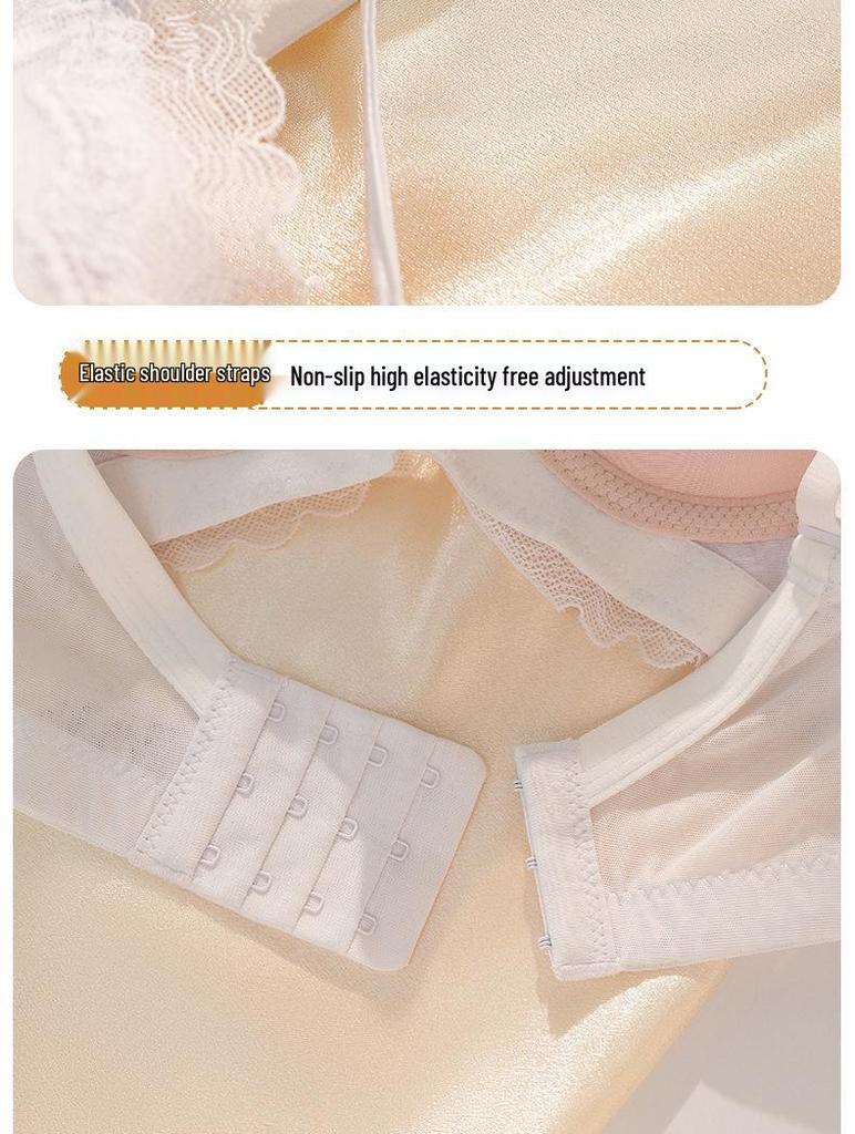 Элегантный кружевной модальный регулируемый комплект бюстгальтера - Сексуальный и соблазнительный в красном