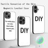 Customized DIY Phone Case For iPhone 16 15 14 13 12 11 Plus Pro Max  High-end Luxury Magsafe Sheepskin