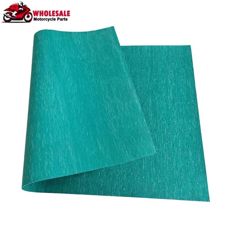 1pc 44cmx38cm 0.5mm Green Brown  Motorcycle Car Engine Homemade Oil-resistant Paper Gasket Pad Agricultural Machinery Sealing