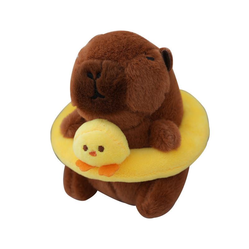 Очаровательная летняя капибара, плюшевая игрушка, мягкая подушка для объятий, подарок для девочек и детей