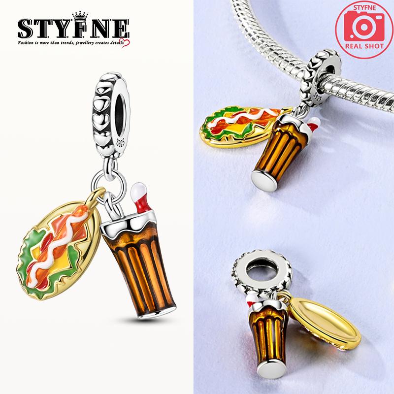 Оригинальные подвески Charmscopperdog и Cola Food Подходят для браслетов-цепочек Charms Для женщин Женские украшения Изготовление украшений Сделай сам