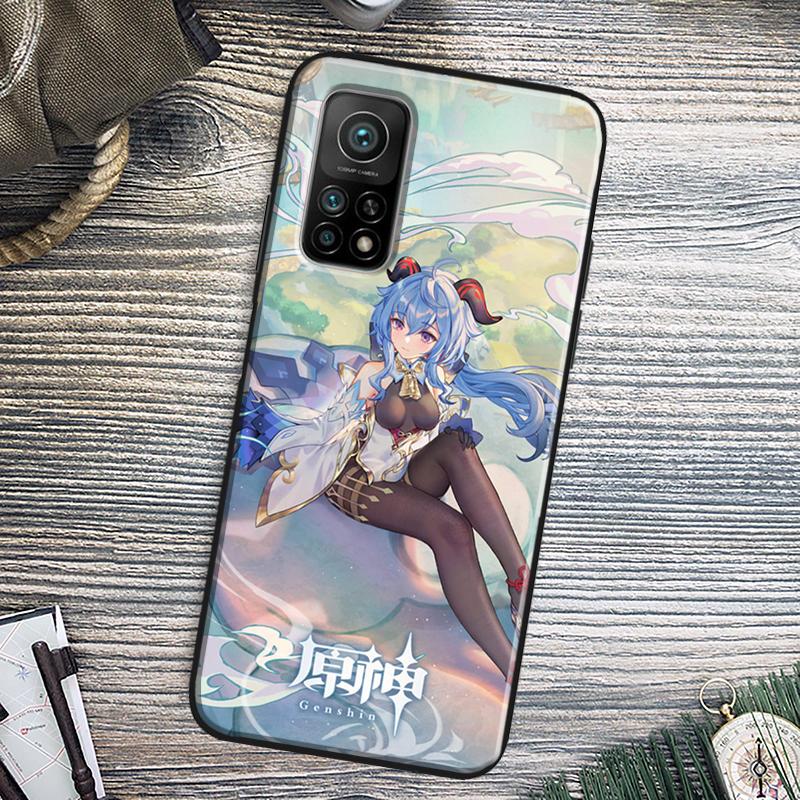 Genshin Impact Ganyu Case For Xiaomi 13 11T 12T Pro 12 Lite 12X Cover For POCO X3 X4 X5 F5 Pro F4 GT C40 M5s F3