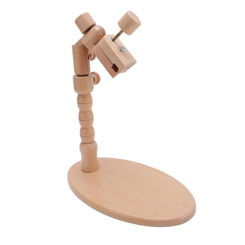 Подставка для вышивальных пялец, вращающаяся, регулируемая, держатель для вышивальных пялец из бука для искусства, рукоделия, шитья