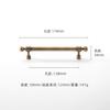 French Style Wardrobe Copper Handle Round Ball Konb Nordic Modern Drawer Bar Pull Cabinet Door Handle Kitchen Brass Handle