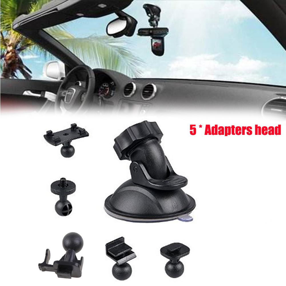 Car Suction Cup Cam Holder Vehicle Video With 5 Types Adapter