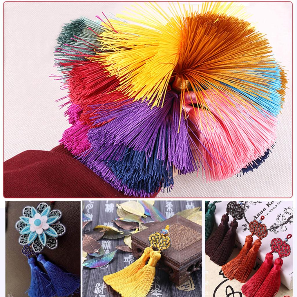 ТАРATI Бахрома 2 Сделай сам Церемония Волосы Китайская Кисточка для Волос Кисточка Оби Канзаши Волосы Японские Волосы 2 Штуки Кисточка, Набор из 2 Узлов, Штуки, Аксессуары,