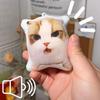 С Звуком Голос Кошки Брелок Подвеска на Сумку Oiiai Звуковой Брелок для Ключей Смешной Мем Брелок Подарок Другу