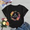 Women T-shirt Casual Ladies Basic O-collar Girl Short Sleeved T-shirts Wedding Party Team Bride Print Bachelorette