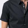 EMPORIO ARMANI Solid Color Shirt Men's Marine Blue 3H1C10-1N6RZ-0920