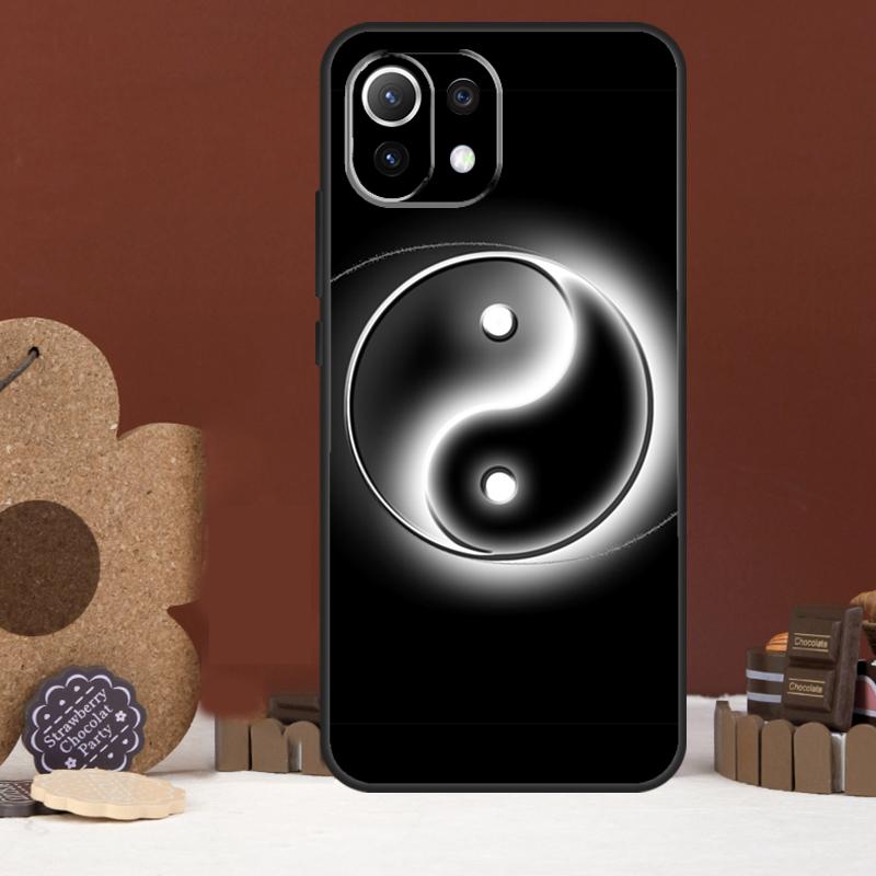 Черно-белый чехол Инь Ян для Xiaomi 15 14 Ultra 13T 14T 15T 17 Pro Max POCO X7 Pro X5 X6 F5 F6 F7 F8 Ultra Чехол