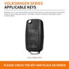 hijk1 Car Key Fob Case Cover For Volkswagen VW Polo Tiguan Golf Jetta Beetle Eos Scirocco Up Transporter Sharan Keychain Accessories