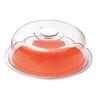 Akebono Sangyo Cake Hood Round Cake Orange Large Made In Japan Commercial Products Cover and Tray Set Removable and Washable Mat Clear Lovely Hat