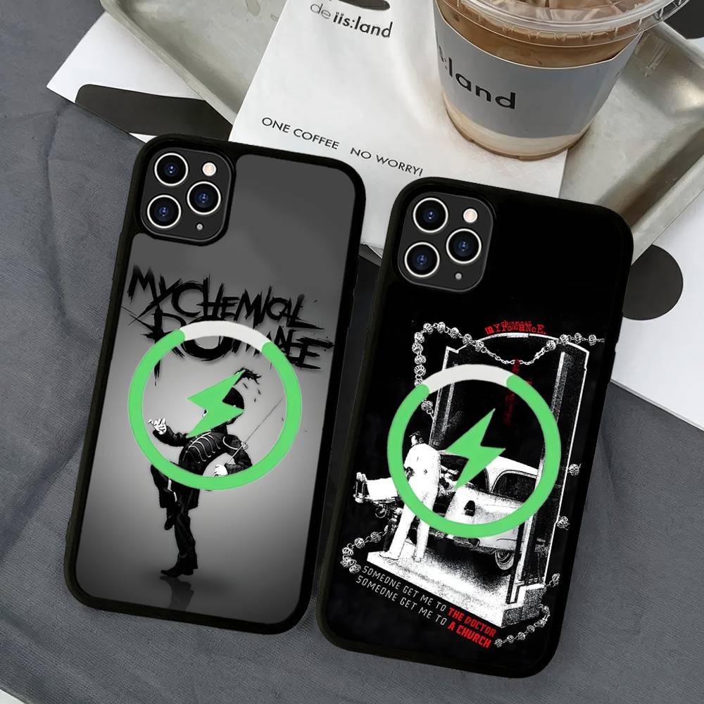 My Chemical Romance Phone Case For IPhone 17 16 Pro Max 15 14 Plus 11 13 12 Shockproof Magnetic For Magsafe Cover