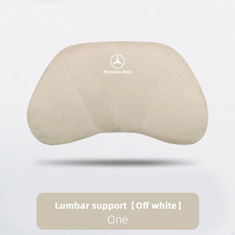Car Seat Safety Headrest Pad Auto Emblem Neck Pillow For Mercedes Benz AMG W205 C300 W203 W206 W108 W124 W126 W140 W168 W169 GLC EQSTU1