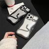 Чехол для телефона в форме полой змеи для iPhone 16 Plus 15 Pro Max 14 Pro 13 12 11 с покрытием из мягкого силикона, противоударный бампер