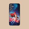 HSR Himeko Матовый ТПУ Чехол для Мобильного Телефона для Samsung Galaxy S26 S25 S24 S23 S22 S21 S20 Note20 Plus FE Ultra Цветной Чехол