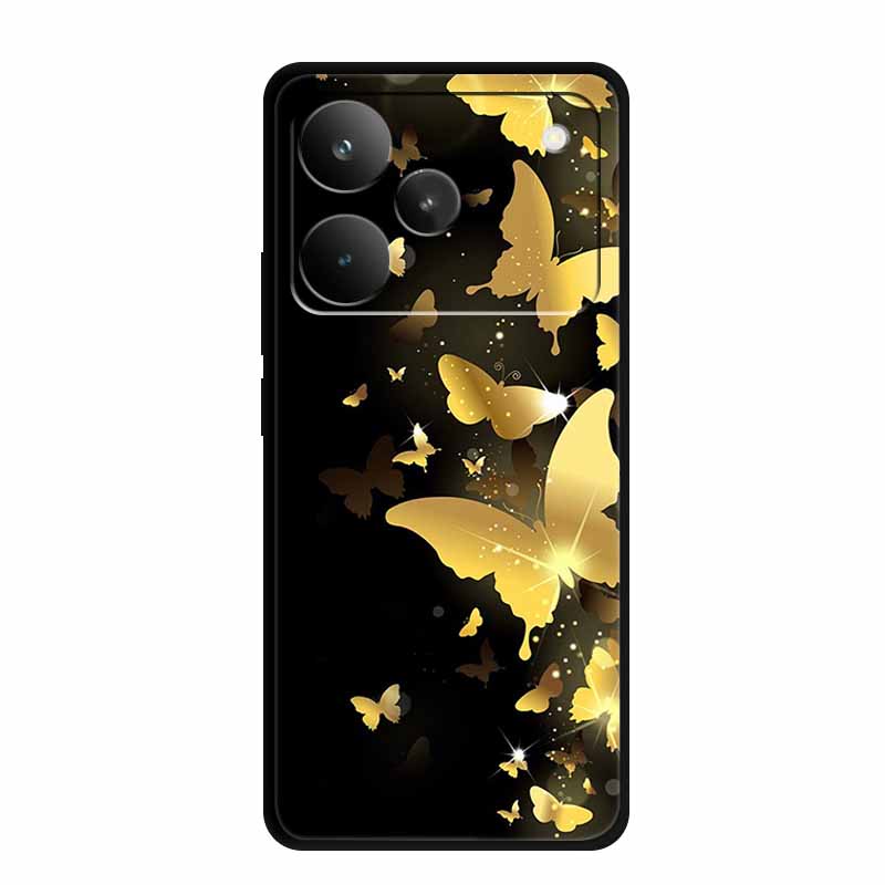 Чехол для Realme P4 Pro 5G P4Pro Мягкий ТПУ Силиконовая Задняя Крышка Для Realme P4 Pro Животные 6.8" Расписанный Волк Лев Чехол-Мешок