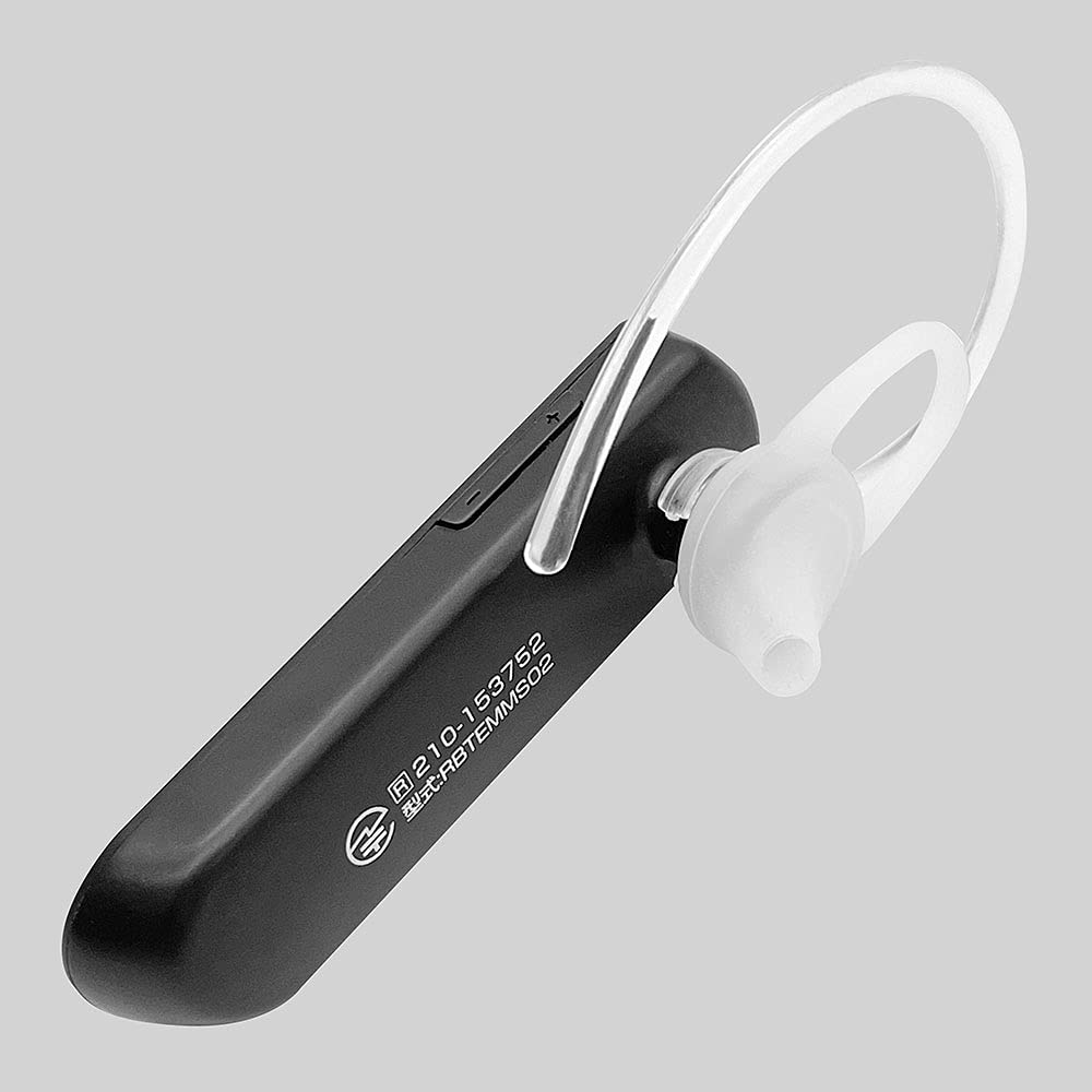 Rasta Banana Bluetooth 5.0 Одноканальный наушник с микрофоном и гарнитурой для Android и iPhone, Беспроводные наушники с ушным крючком, Переключатель для звонков и ответов,